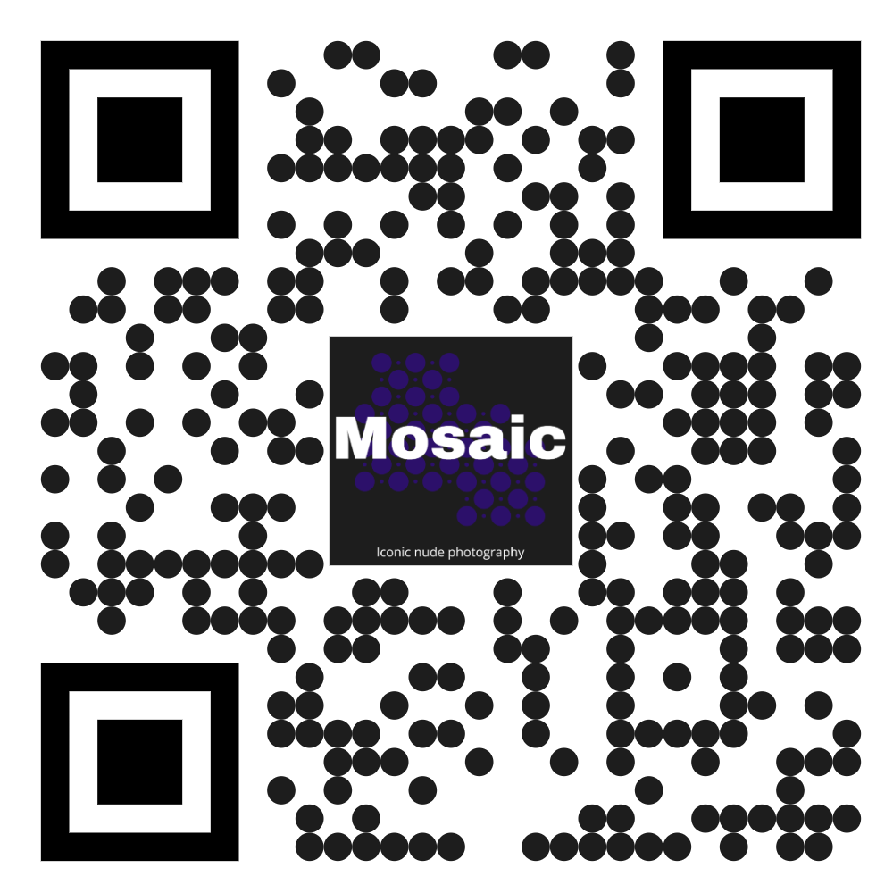 QR code linking to Mosaic app download page